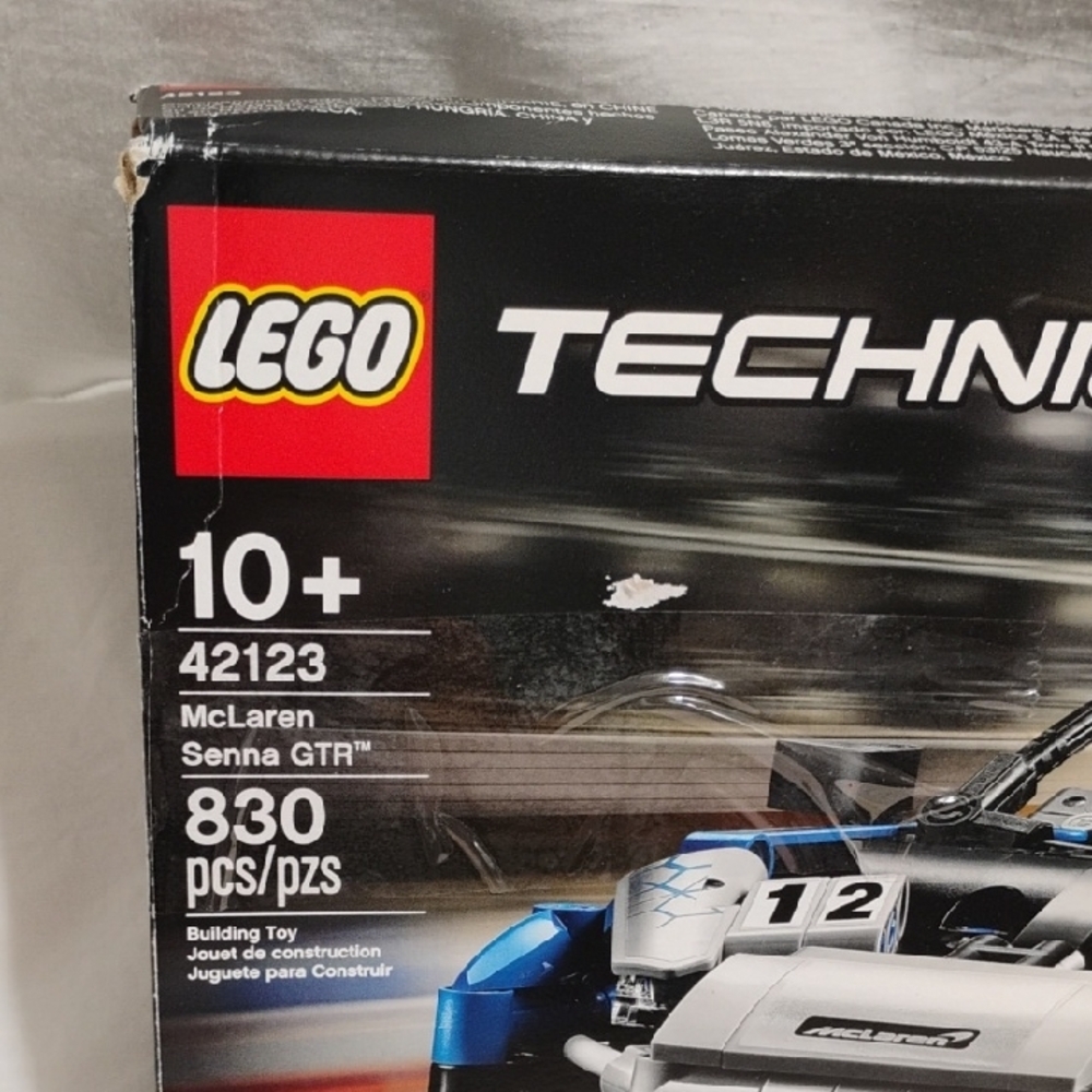 SALE! Open Box LEGO Technic McLaren Senna GTR in Black & Blue Put Together Once - Picture 2 of 5